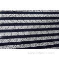 Nylon Cotton Stripe Printed Lace Fabric